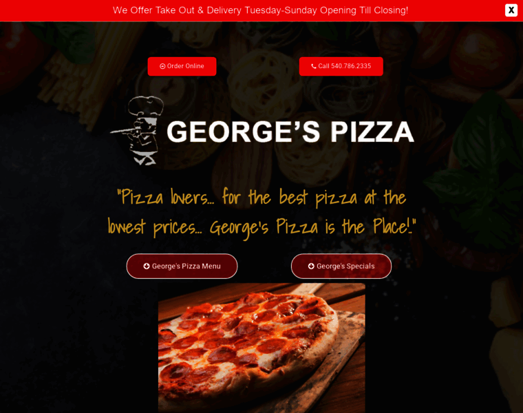 Georgespizzaplace.com thumbnail