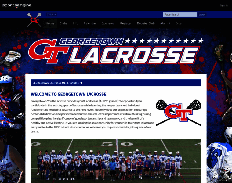 Georgetownlacrosse.org thumbnail