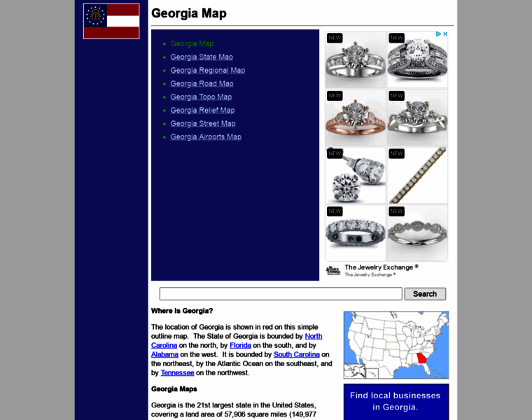 Georgia-map.org thumbnail
