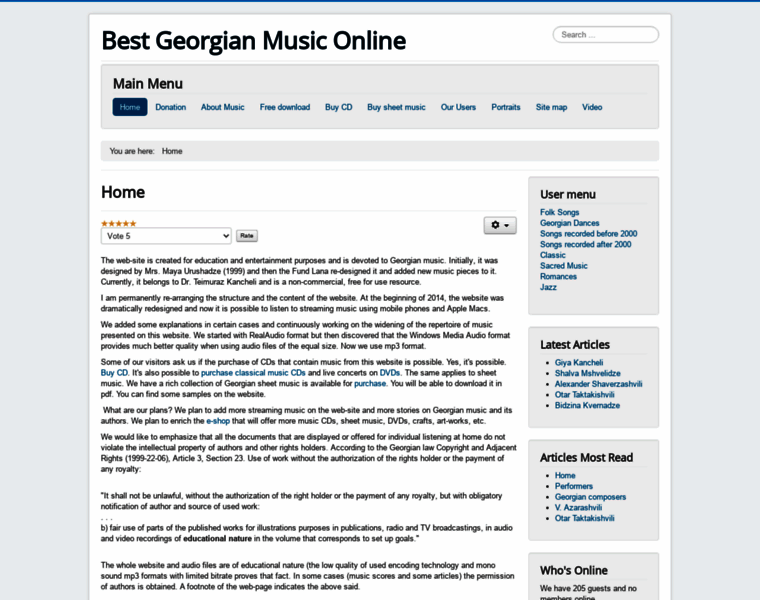 Georgian-music.com thumbnail