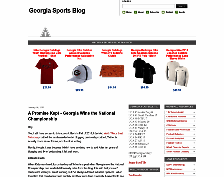 Georgiasports.blogspot.com thumbnail