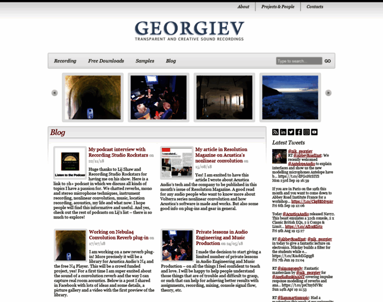 Georgievsound.com thumbnail