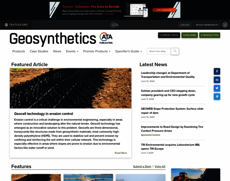 Geosyntheticsmagazine.com thumbnail