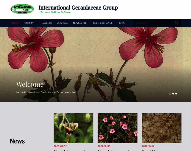 Geraniaceae-group.org thumbnail
