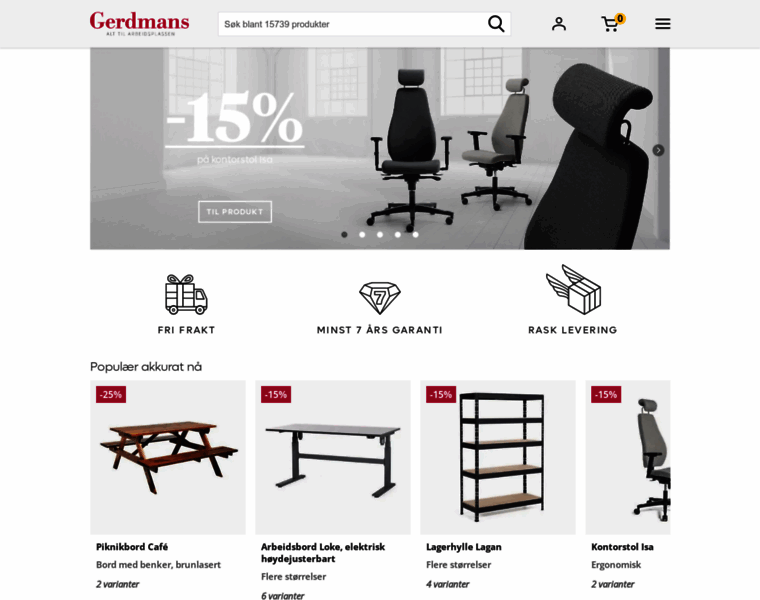 Gerdmans.no thumbnail