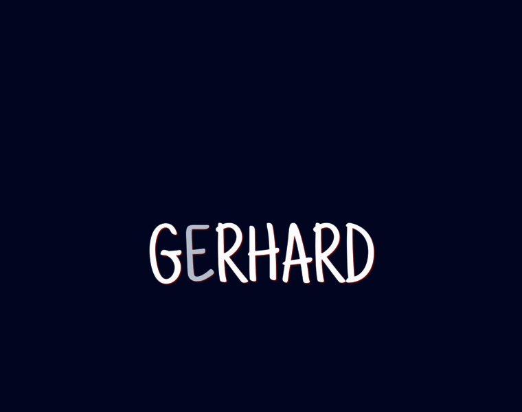 Gerhard.dev thumbnail
