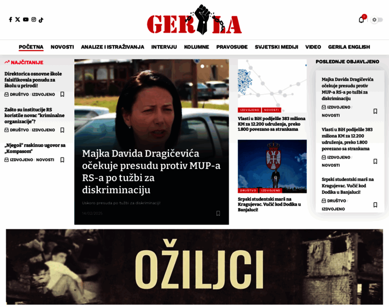 Gerila.info thumbnail