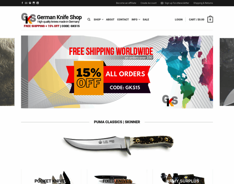 German-knife-shop.com thumbnail