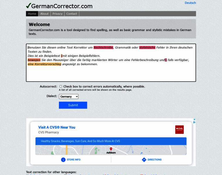 Germancorrector.com thumbnail