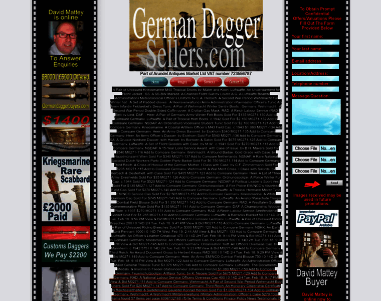 Germandaggersellers.com thumbnail