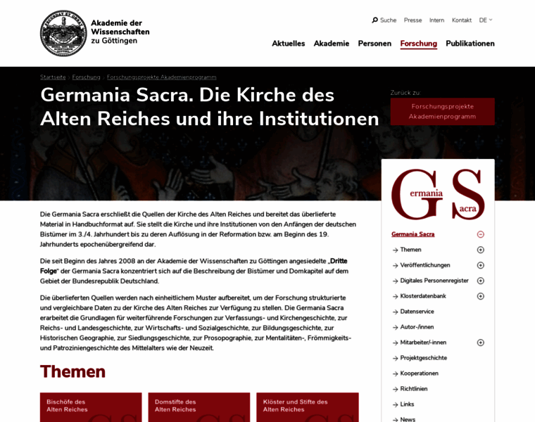 Germania-sacra.de thumbnail