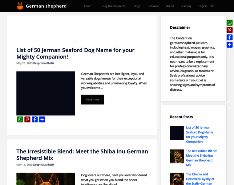 Germanshepherd-pet.com thumbnail
