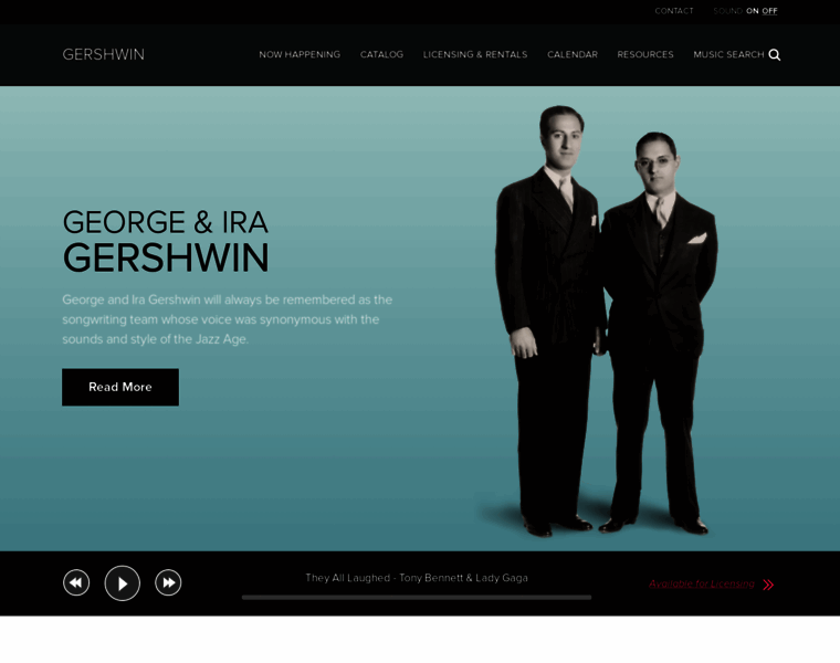 Gershwin.com thumbnail