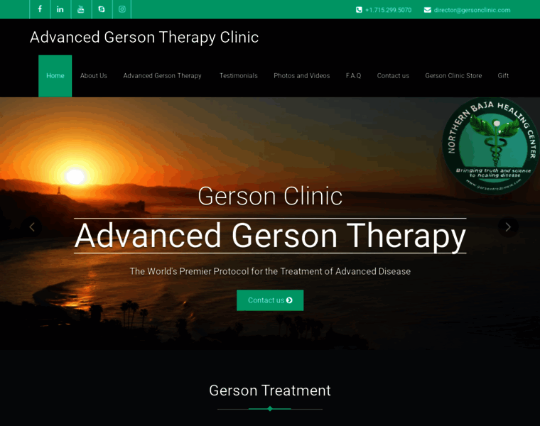 Gersonclinic.com thumbnail