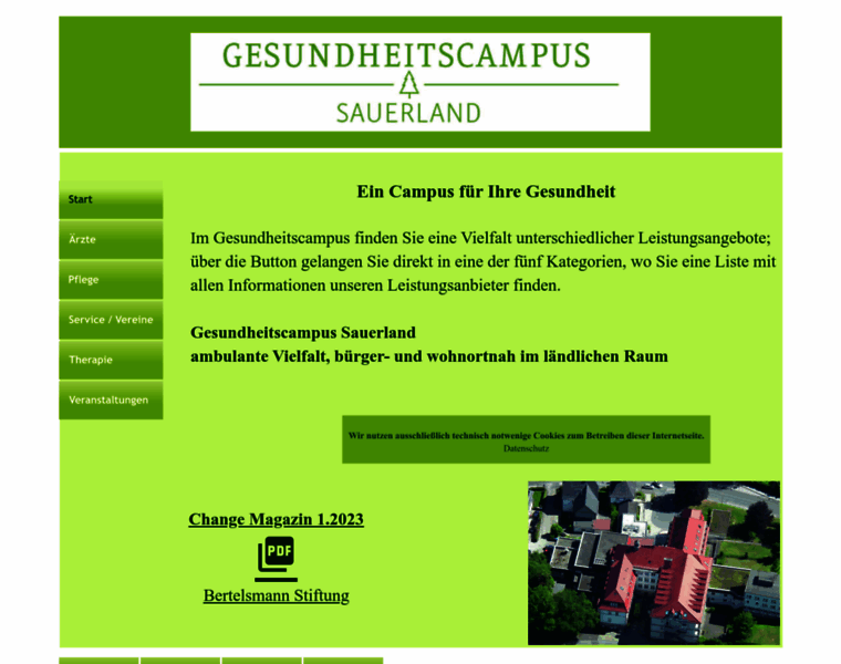 Gesundheitscampus-sauerland.de thumbnail