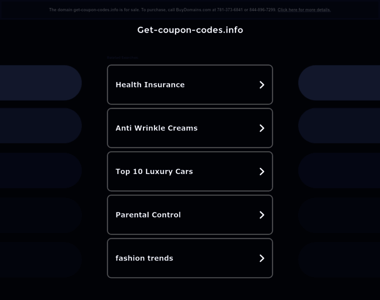 Get-coupon-codes.info thumbnail