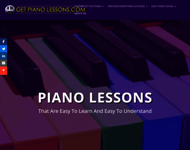 Get-piano-lessons.com thumbnail
