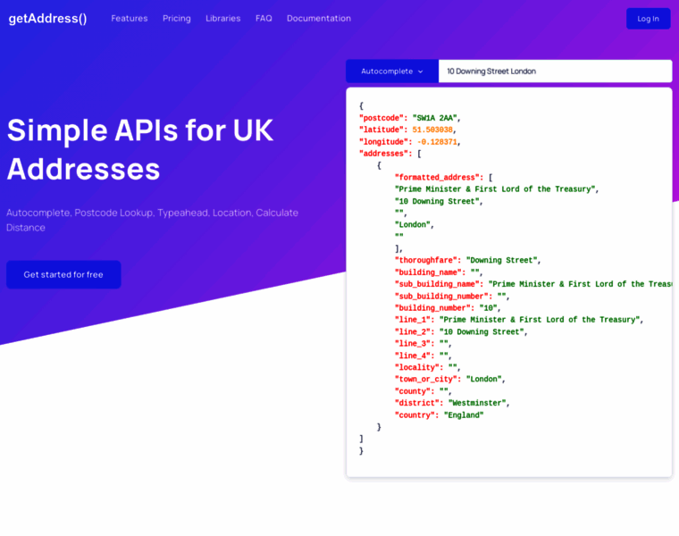 Getaddress.io thumbnail Getaddress.io thumbnail