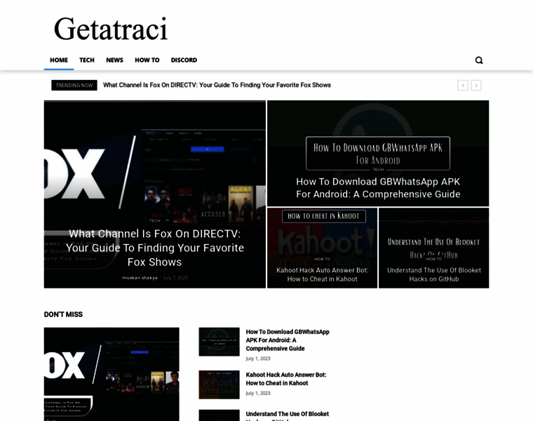 Getatraci.net thumbnail