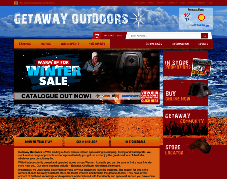 Getawayoutdoors.com.au thumbnail