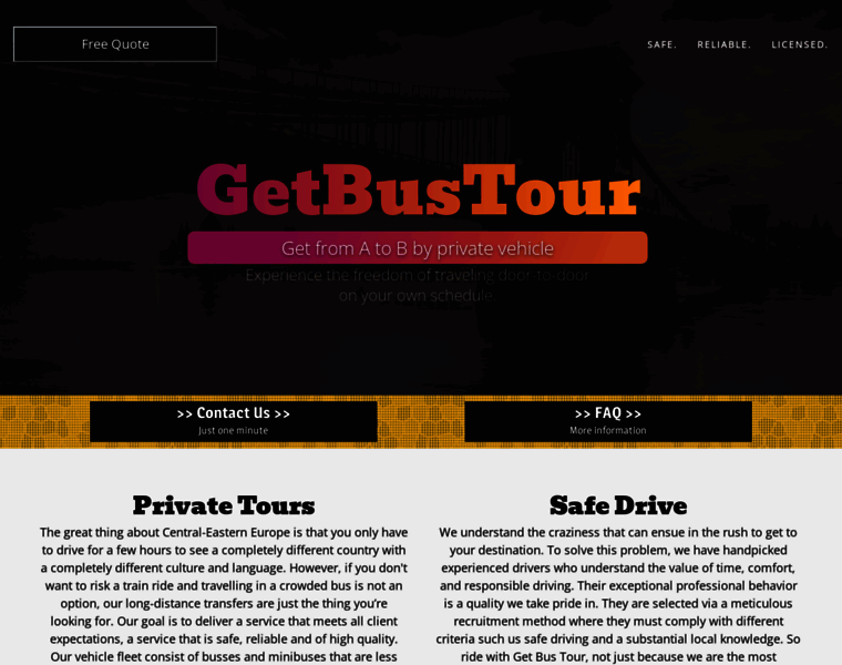 Getbustour.com thumbnail