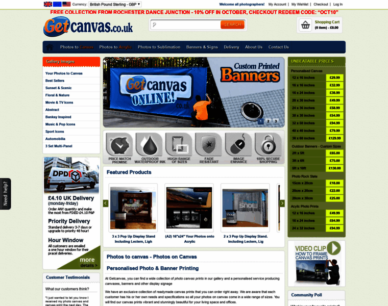 Getcanvas.co.uk thumbnail