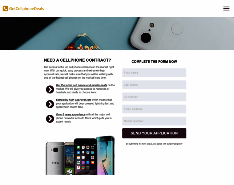 Getcellphonecontracts.co.za thumbnail