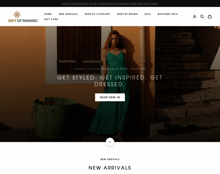 Getdressed.ca thumbnail