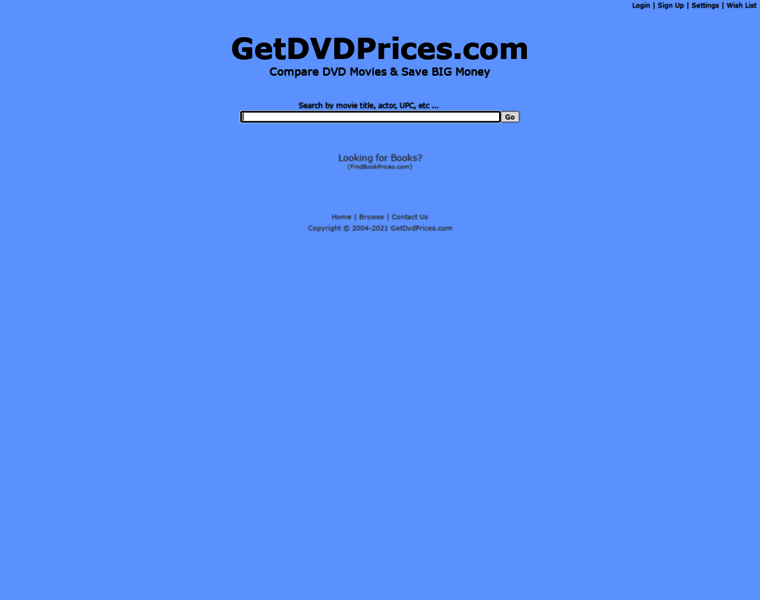 Getdvdprices.com thumbnail