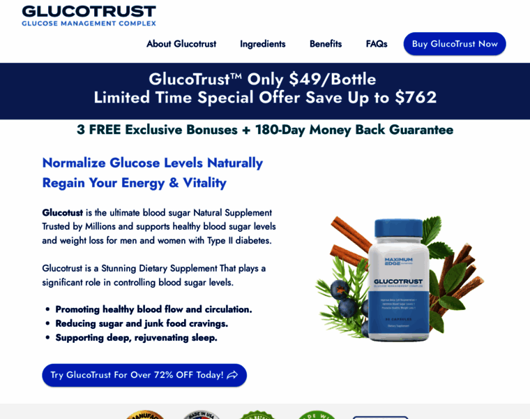 Getglucotrust-us.com thumbnail