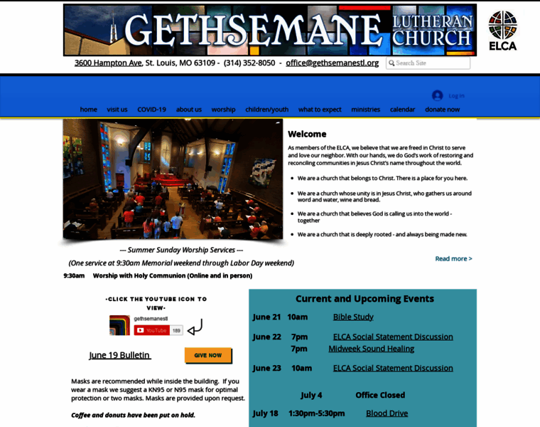 Gethsemanestl.org thumbnail