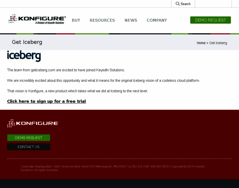 Geticeberg.com thumbnail