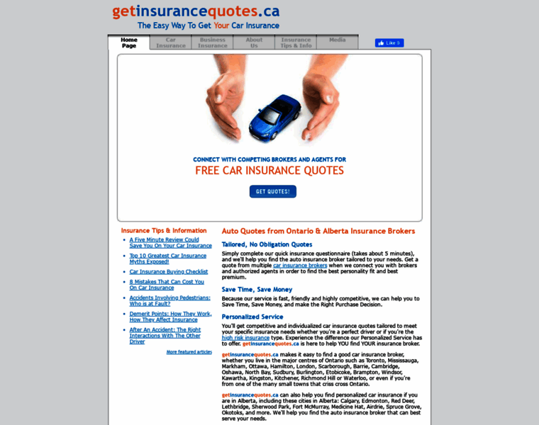 Getinsurancequotes.ca thumbnail