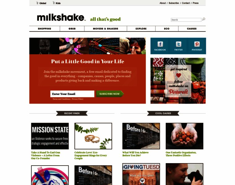 Getmilkshake.com thumbnail