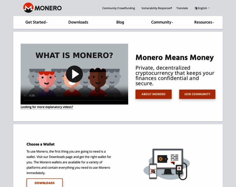 Getmonero.org thumbnail Getmonero.org thumbnail