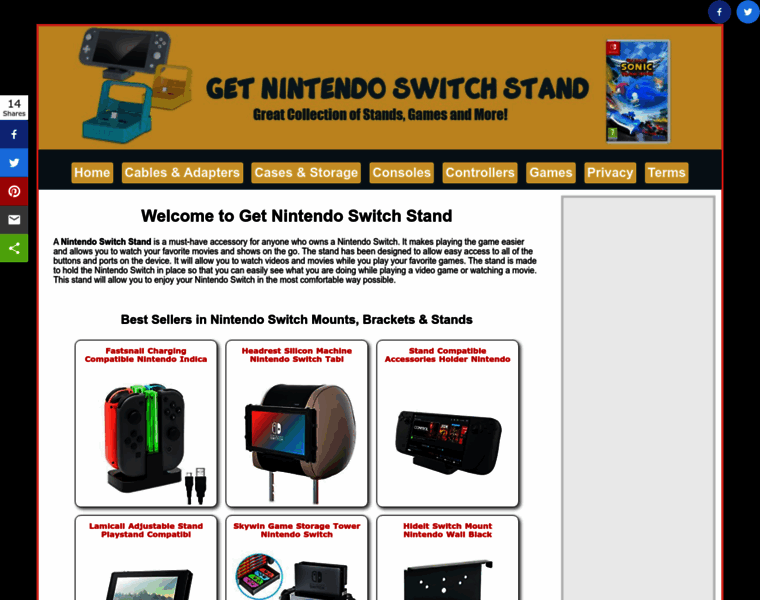 Getnintendoswitchstand.com thumbnail