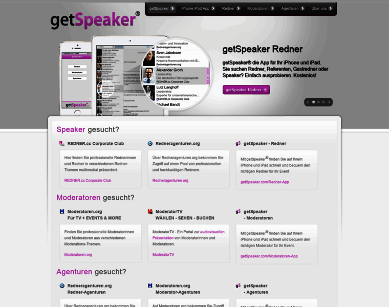 Getspeaker.com thumbnail