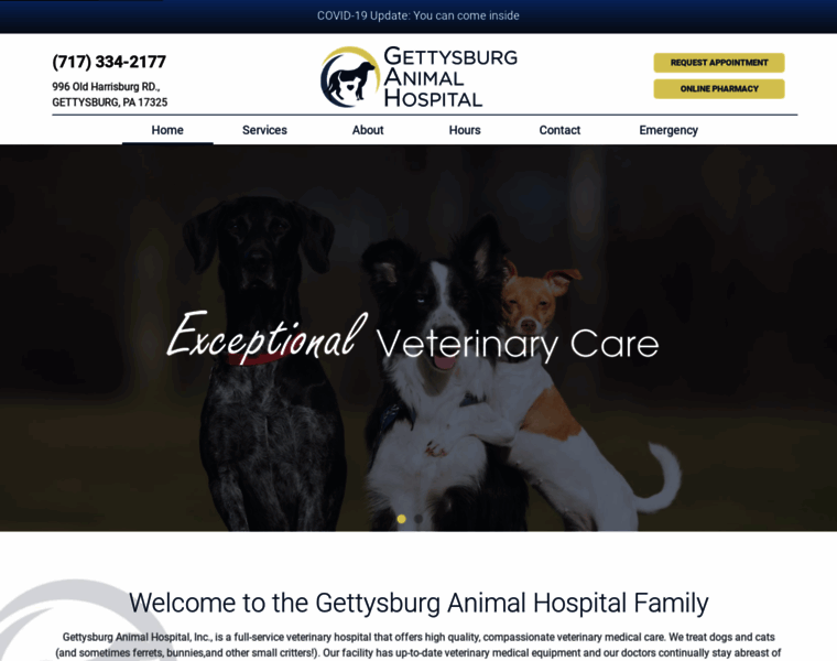 Gettysburganimalhospital.com thumbnail