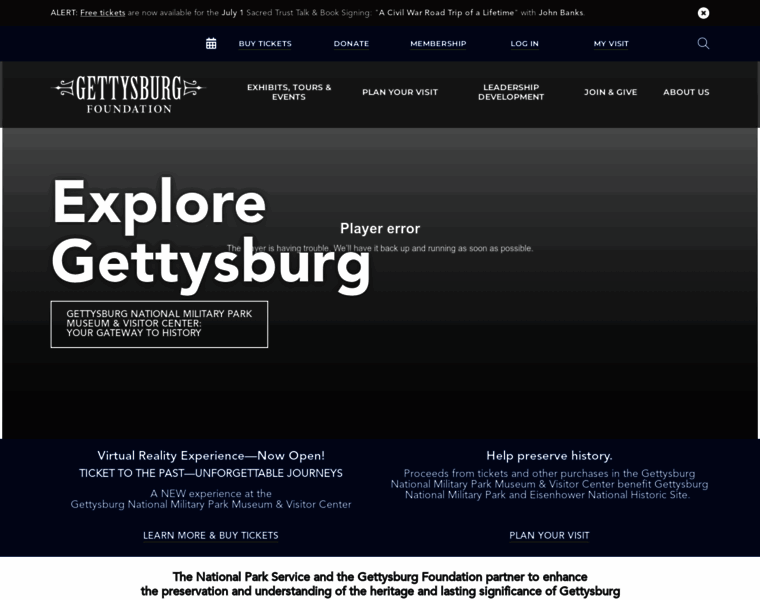 Gettysburgfoundation.org thumbnail Gettysburgfoundation.org thumbnail