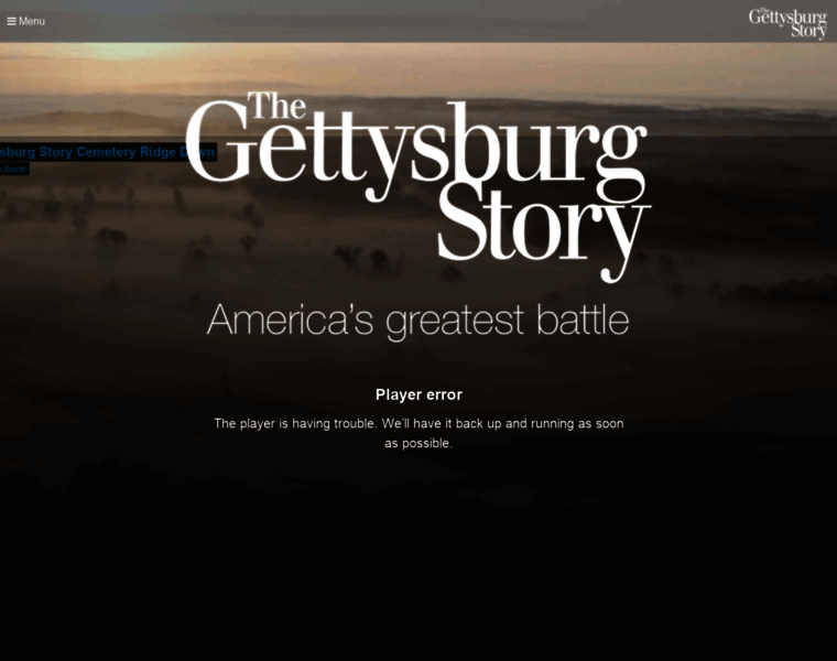 Gettysburgstory.com thumbnail