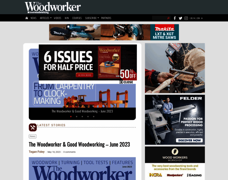 Getwoodworking.com thumbnail