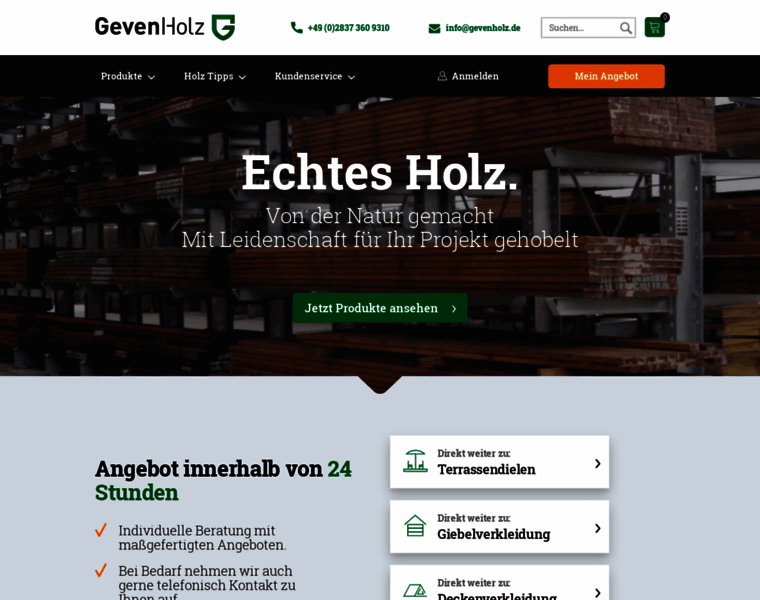 Geven-holzhandel.de thumbnail