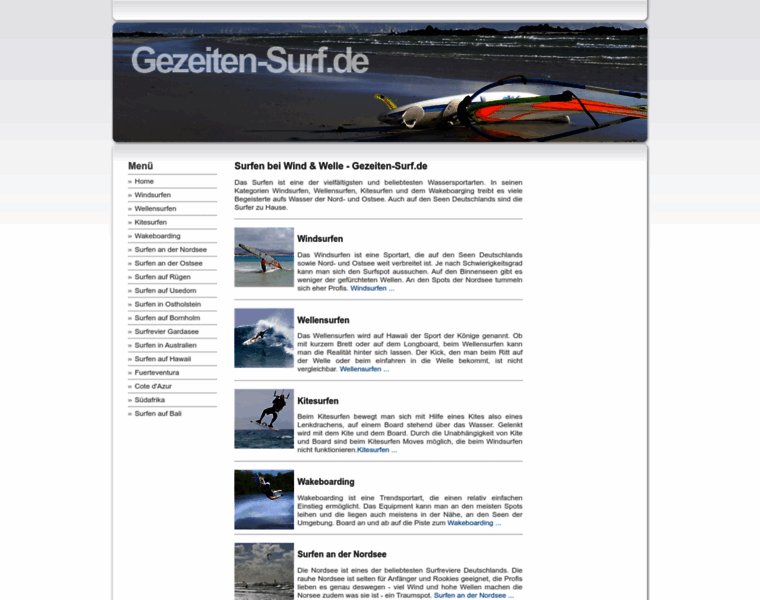 Gezeiten-surf.de thumbnail