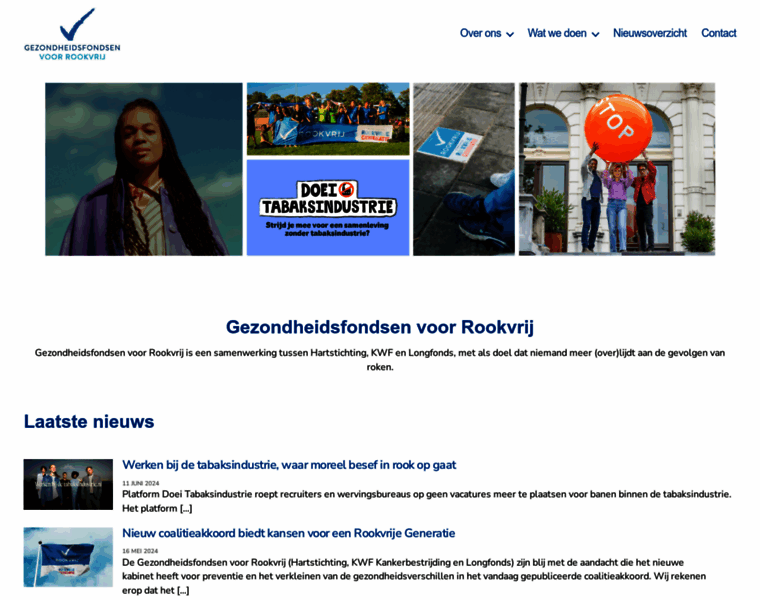 Gezondheidsfondsenvoorrookvrij.nl thumbnail