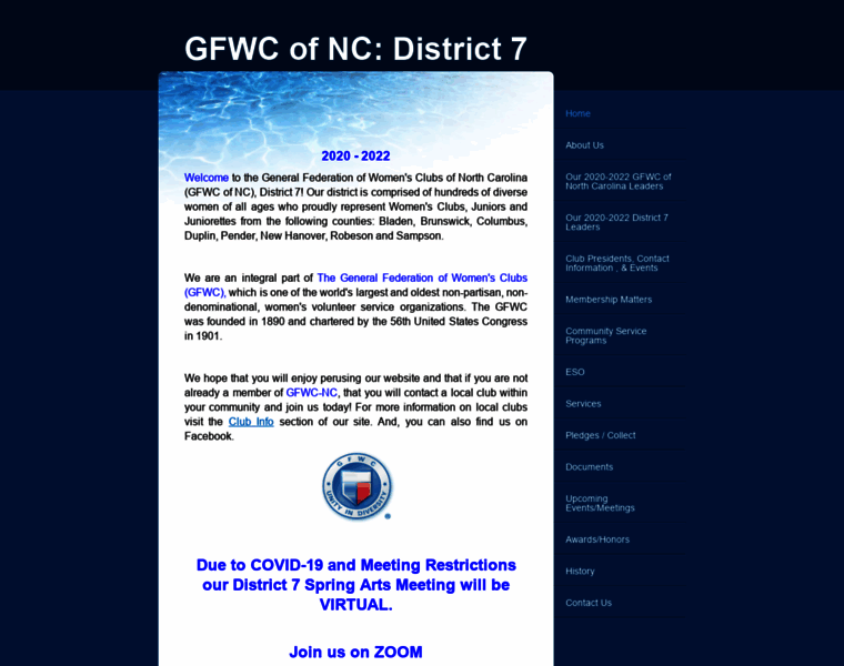 Gfwcncdistrict7.org thumbnail