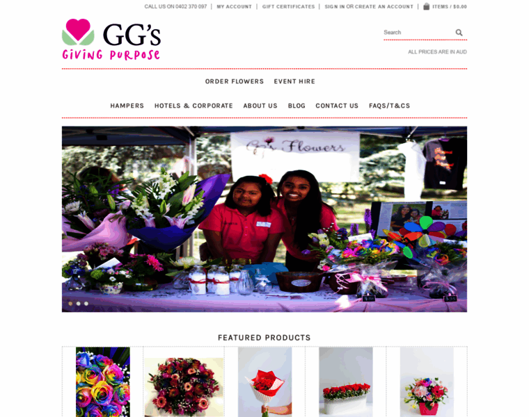 Ggsflowers.com.au thumbnail