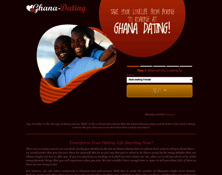 Ghana-dating.com thumbnail