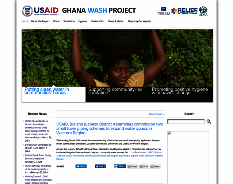 Ghanawashproject.org thumbnail
