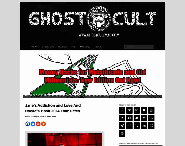 Ghostcultmag.com thumbnail