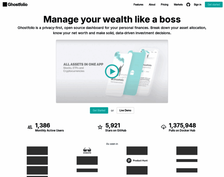 Ghostfol.io thumbnail